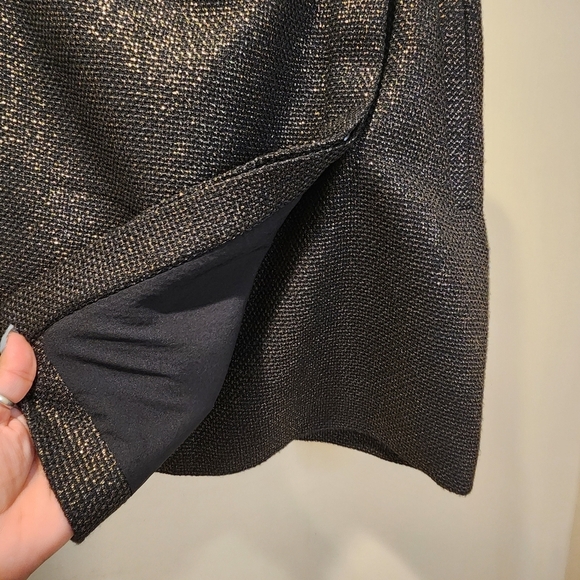 Banana Republic Metallic Tweed Mini Skirt Size 8 NWT - Picture 7 of 13